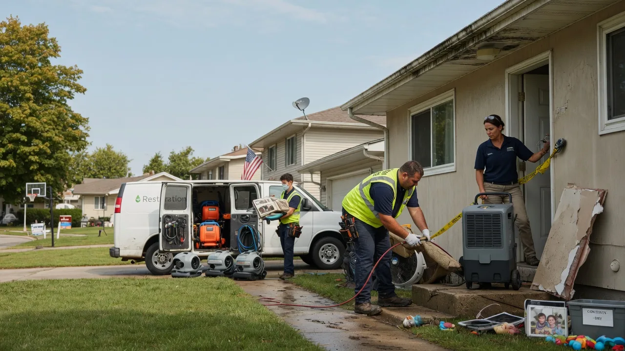 Water Damage Restoration in Lena, IL near me